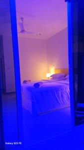 Postel nebo postele na pokoji v ubytování Sun Beach Dhigurah
