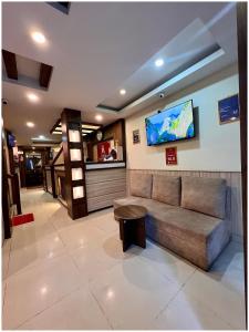 Posezení v ubytování Satkar Boutique Home