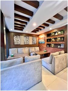 Posezení v ubytování Satkar Boutique Home