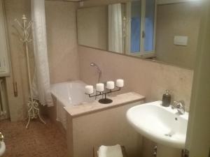 Koupelna v ubytování B&B Barberia