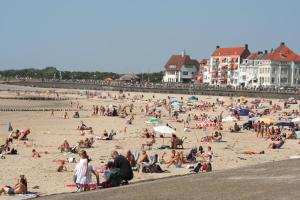 En strand vid eller i närheten av hotellet