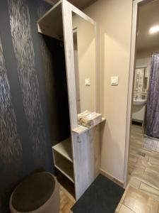 Kúpeľňa v ubytovaní Aranyfürt Apartmanház