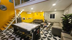 Et opholdsområde på Lajida pool villa