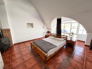 Łóżko lub łóżka w pokoju w obiekcie Villa Casa Vega Fuengirola