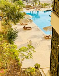 Bazén v ubytování Hurghada Stylish Heaven Luxury Apartment nebo v jeho okolí