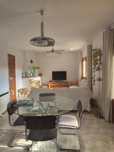 Et tv og/eller underholdning på Casa Buganvilla