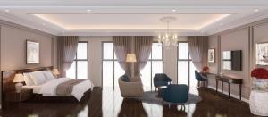 Una cama o camas en una habitación de Hotel Công Tử Bạc Liêu