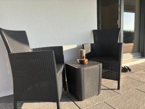 Posezení v ubytování Cozy hilltop stay in Weikersheim