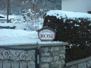 Haus Rosi durante l'inverno