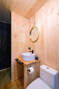 Vannituba majutusasutuses Glamping Dos Rios