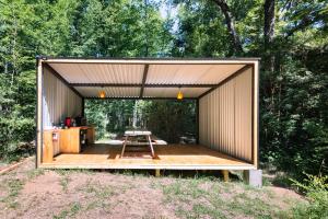 Zahrada ubytování Glamping Dos Rios