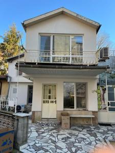 Bygningen som pensionatet ligger i