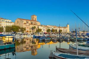 a bunch of boats are docked in a harbor at Ancienne cave de pêcheur in La Ciotat