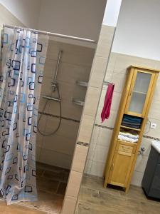 Ένα μπάνιο στο Ferienwohnung in Stavenhagen +7 φωτογραφίες