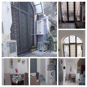 a collage of pictures of a kitchen and a room at DonnaSofia in Cetara +14 photos