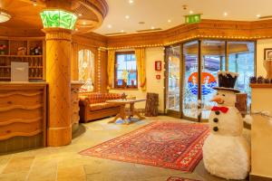 Χώρος καθιστικού στο Sporthotel Kirchler