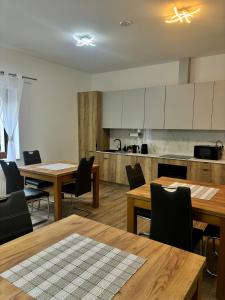 Kuchyň nebo kuchyňský kout v ubytování Willa Bianka