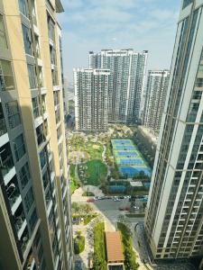 Γενική άποψη της πόλης Gia Lâm Pho ή θέα της πόλης από  αυτό το διαμέρισμα
