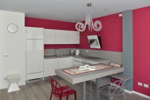 Kuchyň nebo kuchyňský kout v ubytování Appartamento in centro - Andalo
