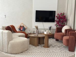 TV a/nebo společenská místnost v ubytování HideOut