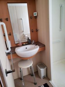Ένα μπάνιο στο Lyons Robin Hood Accessible 6 Berth Caravan +20 φωτογραφίες