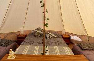Posezení v ubytování Glamping Alma de Montaña
