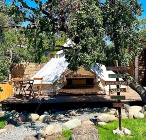 Zahrada ubytování Glamping Alma de Montaña