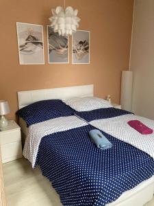 Posteľ alebo postele v izbe v ubytovaní Esztergom apartman