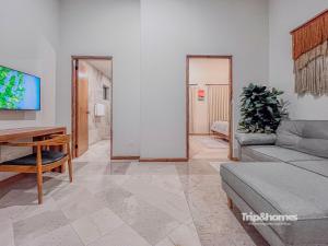 TV a/nebo společenská místnost v ubytování Hotel Casa Coronel