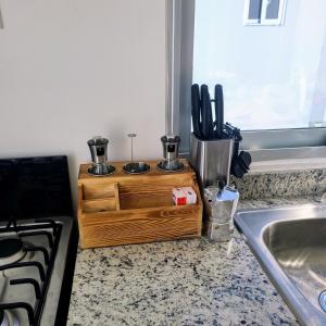 Una cocina o kitchenette en Villa in Punta Cana with pool in common area