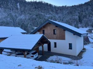 Villa luxueuse avec sauna et jacuzzi v zimě