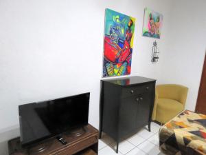 Sjónvarps- og/eða afþreyingartæki á Artist Room Curaçao