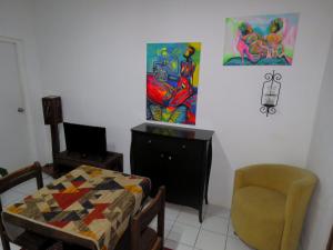 Sjónvarps- og/eða afþreyingartæki á Artist Room Curaçao