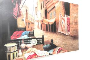 Posezení v ubytování Spacious Apartment in Agadir, 75 sqm with Private Garden + 4 fotografie