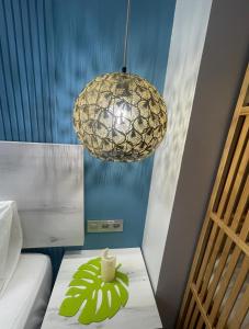 Lounge garden sea relax客房内的一张或多张床位