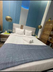 Lounge garden sea relax客房内的一张或多张床位