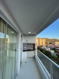 Ban công/sân hiên tại Refúgio Flat Hotel Veredas Rio Quente - HotPark Caldas