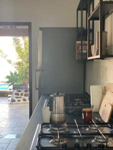 Kuchyň nebo kuchyňský kout v ubytování Casa Cocolores