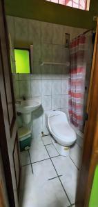 Koupelna v ubytování Estación Viajero + 10 fotografií