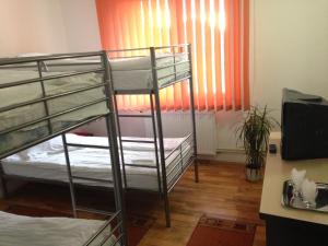 Postel nebo postele na pokoji v ubytování Hotel Romantik