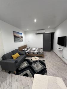 A television and/or entertainment centre at La Villa Navidad
