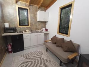 Dapur atau dapur kecil di Espacio Bosque La Quemada