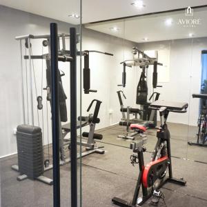 Fitness centrum a/nebo fitness zařízení v ubytování Avioré Hotel Tacloban