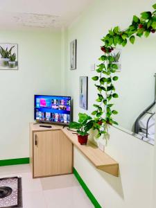 TV a/nebo společenská místnost v ubytování D'Lagoon Mountain Resort