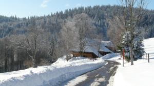 オーベルリートにあるReesbauernhofの雪道 +18枚の写真