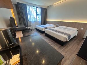 Voodi või voodid majutusasutuse 56 Hotel toas