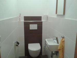 Vannituba majutusasutuses Appartement Alpenglück