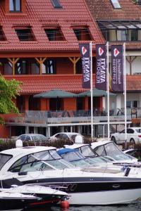 Φωτογραφία από το άλμπουμ του Avanti Resort Mikołajki , w centrum przy jeziorze i promenadzie, śniadanie , obiad lub obiadokolacja σε Mikołajki