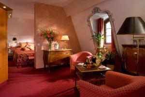 Predel za sedenje v nastanitvi Romantik Hotel Bülow Residenz