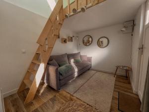 Ruang duduk di Clementines House Honfleur